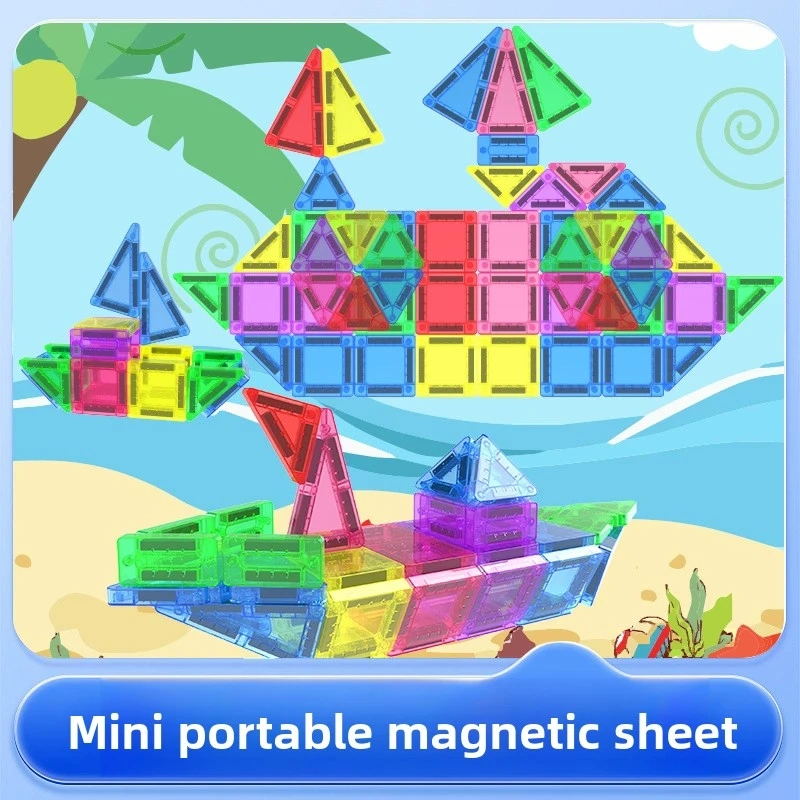 

Mini Size Magnetic Building Blocks Portable Magnet Designer Construction Set Educational Model Building Toys for Children Gifts