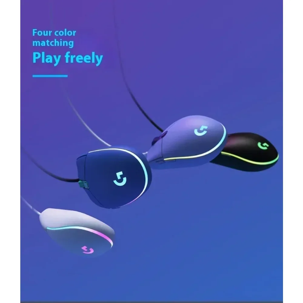 

Проводная механическая игровая мышь Logitech G203 разработана специально для шутеров, таких как CSGO и PUBG, оснащена подсветкой RGB.