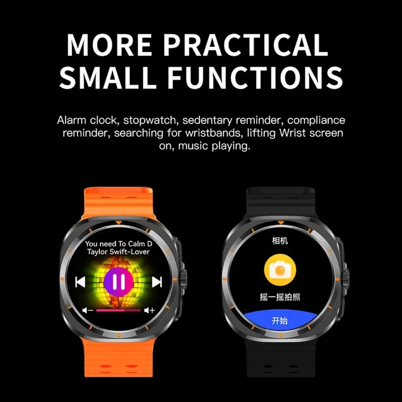 2025 جديد BW8 Smartwatch 4G شبكة Android1.51 بوصة شاشة 400mAh الخليط جوجل بلاي عداد الخطى النوم المقتفي دعم بطاقة SIM