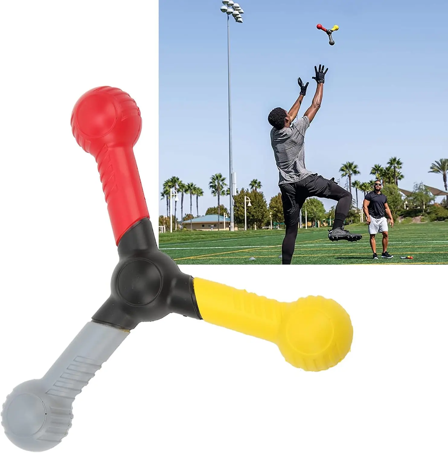 

Reactive Catch Trainer For Improving Hand-Eye Coordination & Speed Reaction Speed Training Stick Baseball Boxing Reflex