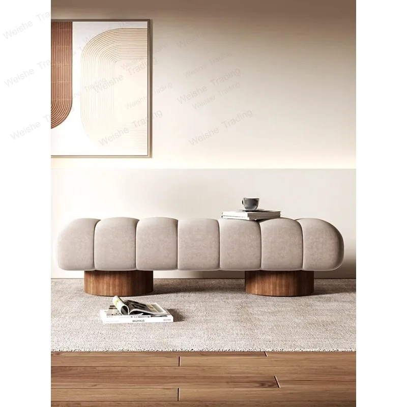 Italian modern bedside stool bedroom simple household Nordic cloakroom home shoe changing stool