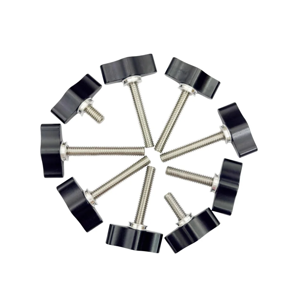 

Photographic Equipment Knob Stainless Steel Screw Adapter M4 M5 M6 M8 1/4 T-shaped Handle Screw Knob Handle Screw
