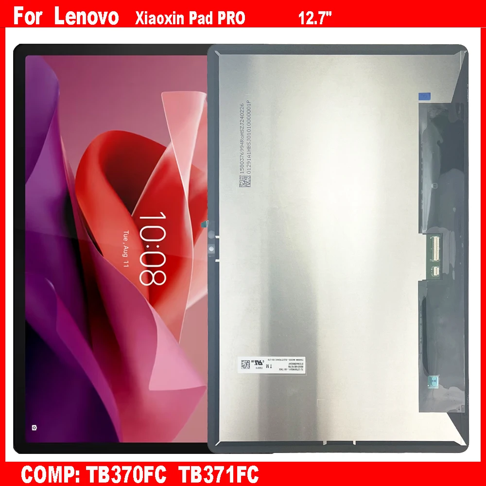 

Для Lenovo Xiaoxin Pad PRO TB370FC TB371FC TB370FU TB371FU 12,7 "ЖК-дисплей с дигитайзером сенсорного экрана в сборе, замена, ремонт