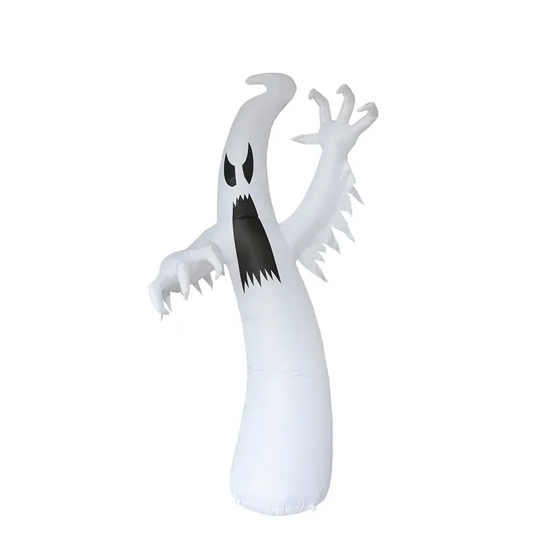 Halloween Inflatable Air Model 3.6 meters Horror Ghost Lantern White Ghost Glowing Ghost, Halloween Prop Ghost Festival