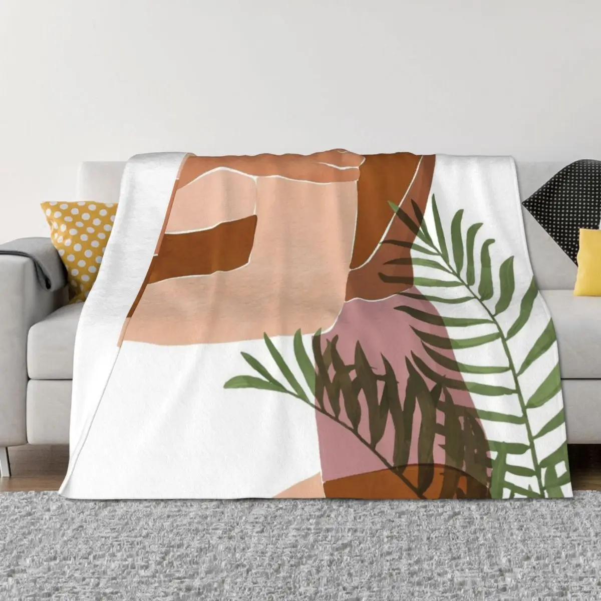 Soul To Soul #painting #illustration Throw Blanket Sofa Throw Kid'S Flannel Fabric christmas decoration Blankets