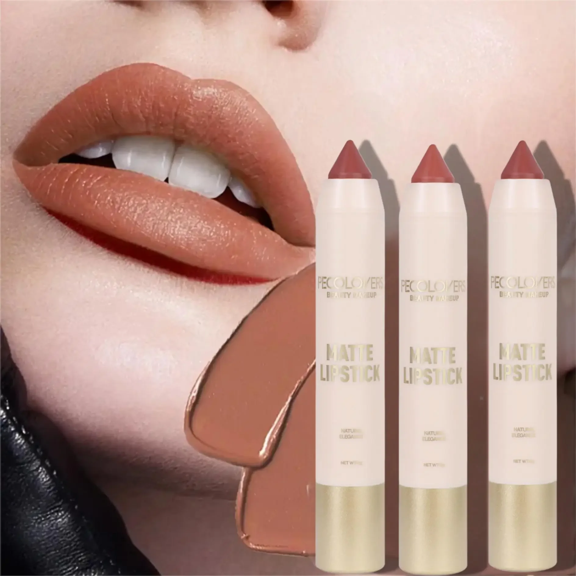

Waterproof Lipstick,Matte Finish, Colorful and Moisturizing, Lipstick Pen,Easy to Apply, Non-sticky,Valentine's Day Gifts