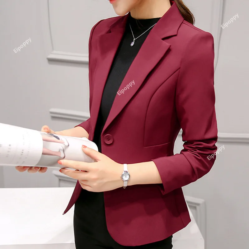 Women's Small Suit 2024 New Autumn Women's Casual All-Matching Suit Long Sleeve Casual Women's