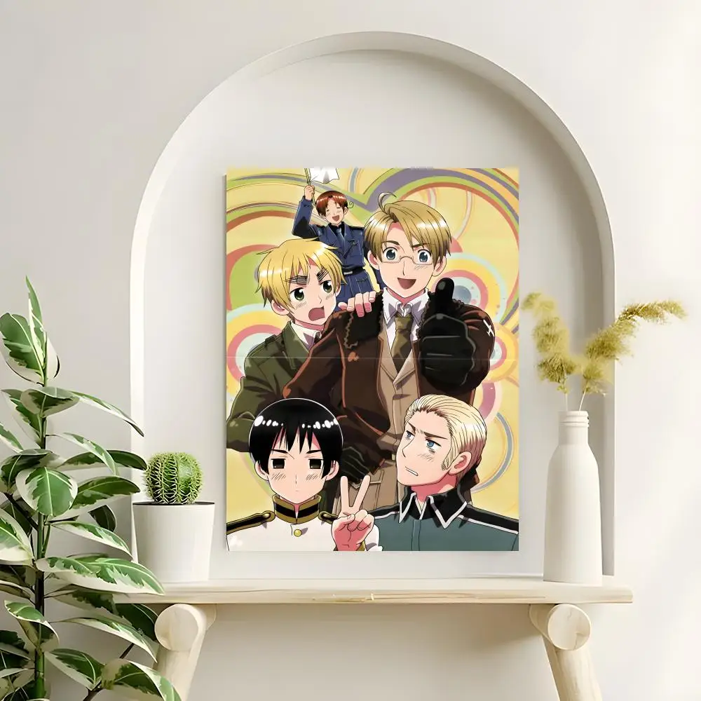 Anime Axis Powers Hetalia Poster Hochauflösende Poster-Aufkleber, geeignet für Schlafzimmer, Wohnzimmer, Heimdekoration – Detail 18