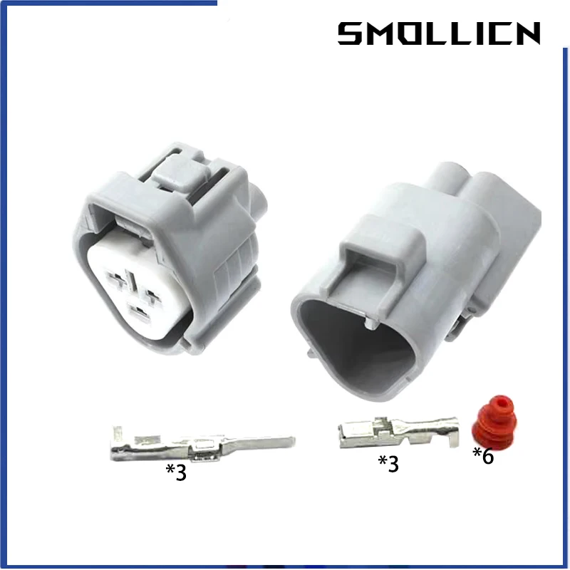 1 Set 3 Pin (2.2) 6188-0099 6189-0179 Male Female Waterproof Auto Connector Lgnition Coil Plug For Toyota Camry Corolla Honda