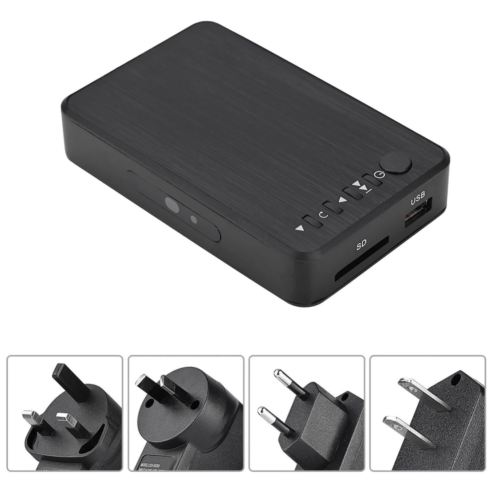 Multimedia Player with IR Remote Control Audio Video Player Multimedia Player HD Multimedia Interface 1080P HD Audio and Video