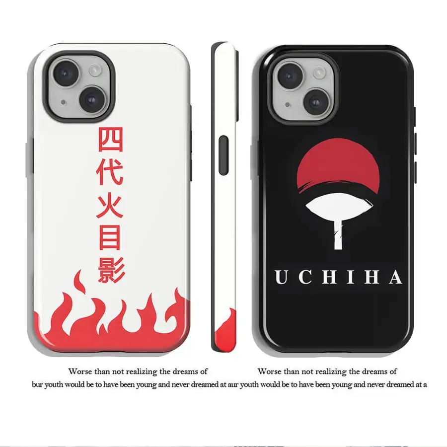 Funda con Logotipo de Naruto Itachi para Apple iPhone 17 Pro Max 14 15 16 16e 12 Air 11 Plus XS XR 13, Funda Protectora Suave para Teléfono