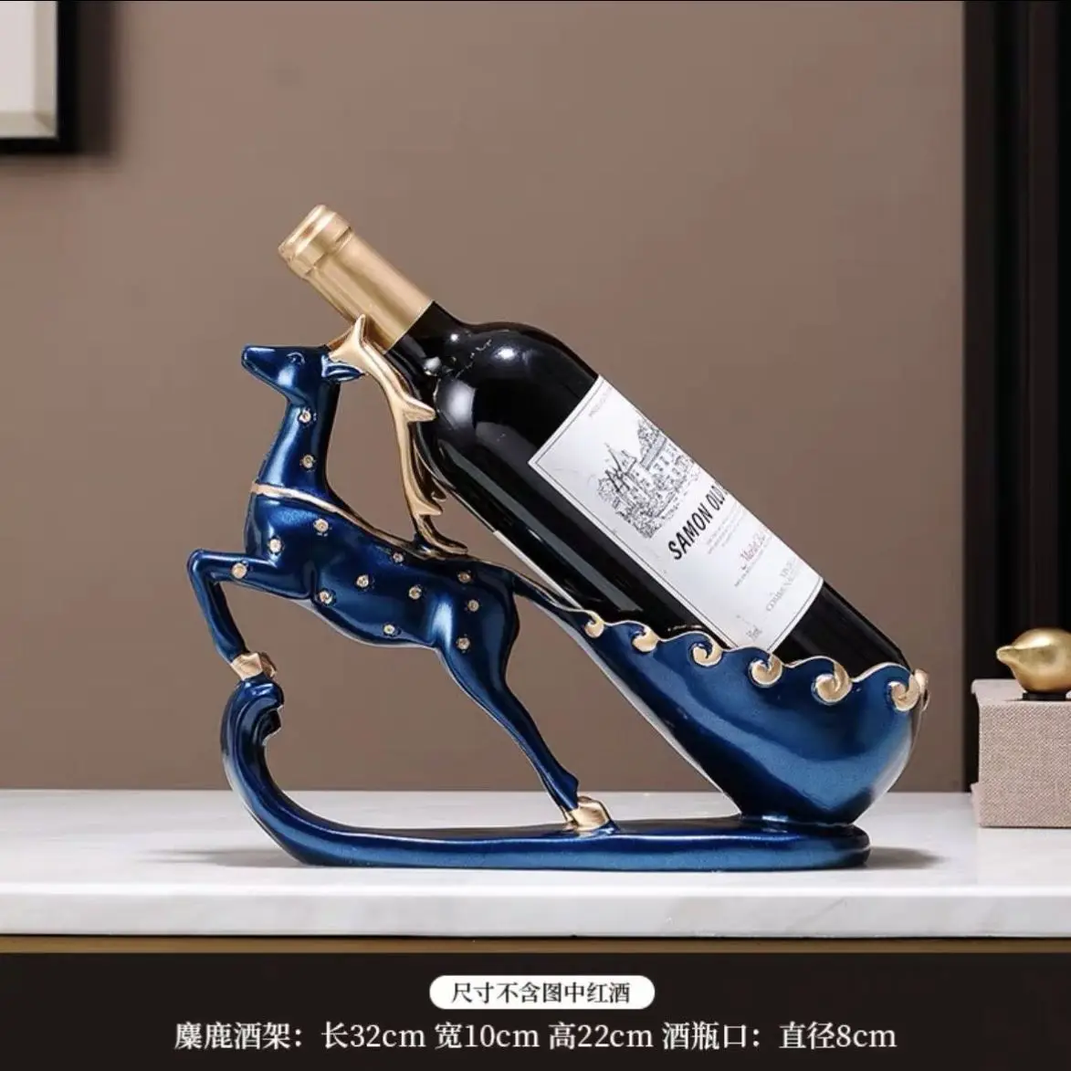 

Horse-drawn Car Wine Rack Home High-end Wine Cabinet Decorative Arts and Crafts