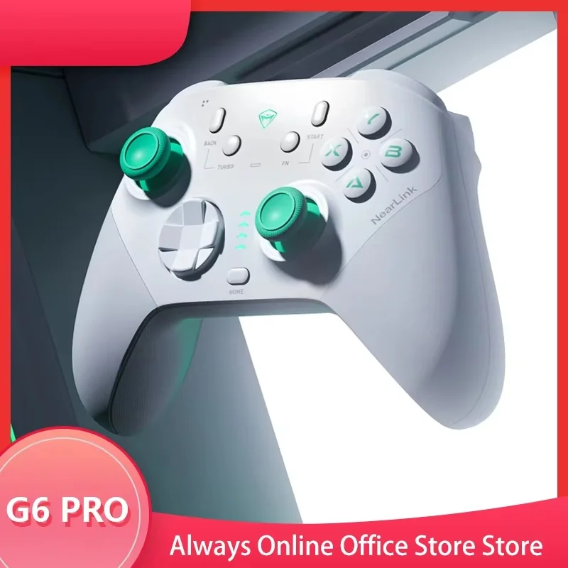 

MACHENIKE G6 Pro Wireless Bluetooth Star Flash Gaming Controller, Hot-Swappable Hall Effect Joystick, Switch Pro G6 Gamepads