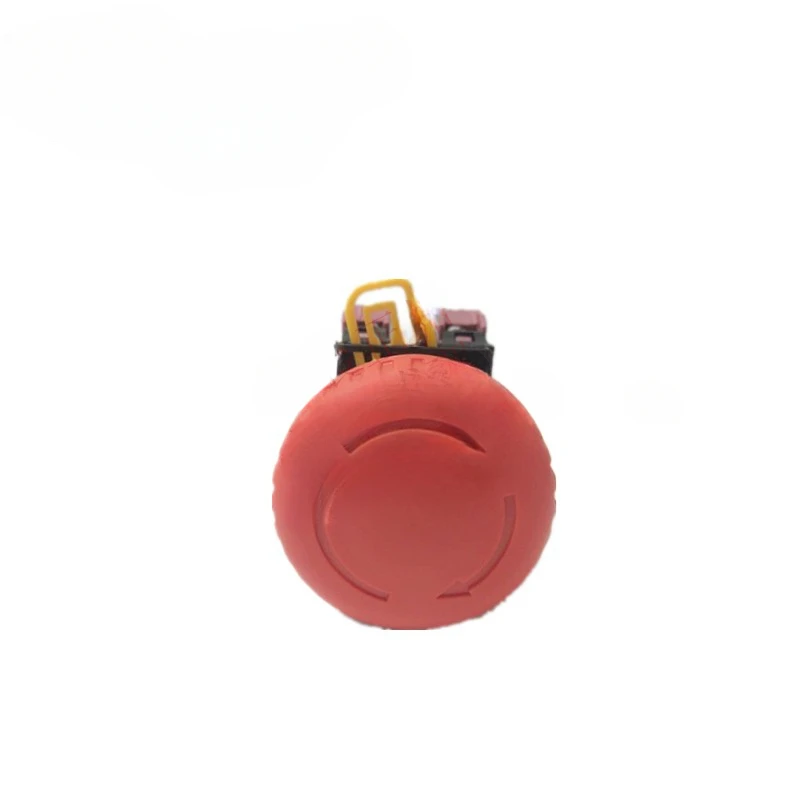 YW1B-V4E02R Emergency Stop 22mm Large Mushroom Head Emergency Stop Switch 2 Normally Closed