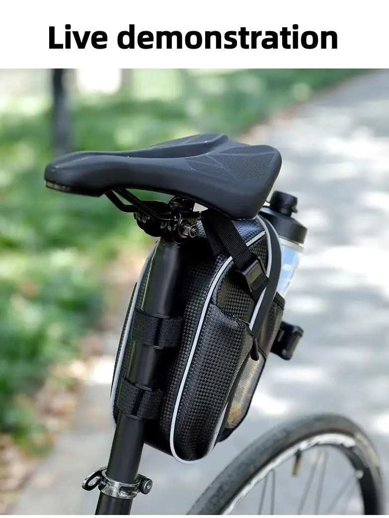 AliExpress NONE Bicycle Water Bottle Bag Tail Bag Mountain Road Bike Rear Seat Riding Saddle Bag