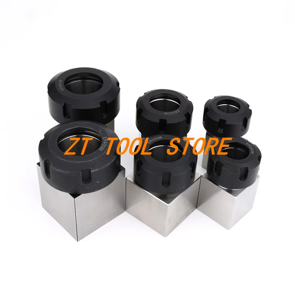 NEW Square ER25 ER32 ER40 Chuck Block Hard Steel Hex ER Spring Chuck Seat For CNC Lathe Engraving Cutting Machine Tool holder