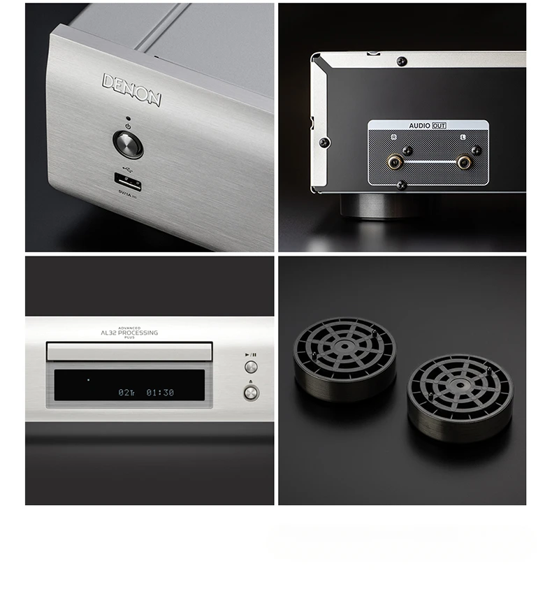 Denon DCD-900NE reproductor de CD audiófilo música sin pérdidas para el hogar decodificación DSD reproductor HiFi coaxial de fibra óptica con control remoto