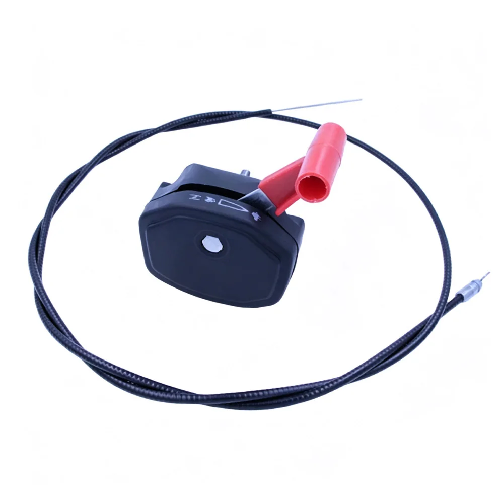Throttle Cable Kit 56inch Inner Wire 131cm Conduit Length Compatible with Most Lawn Mowers Black Plastic Alloy