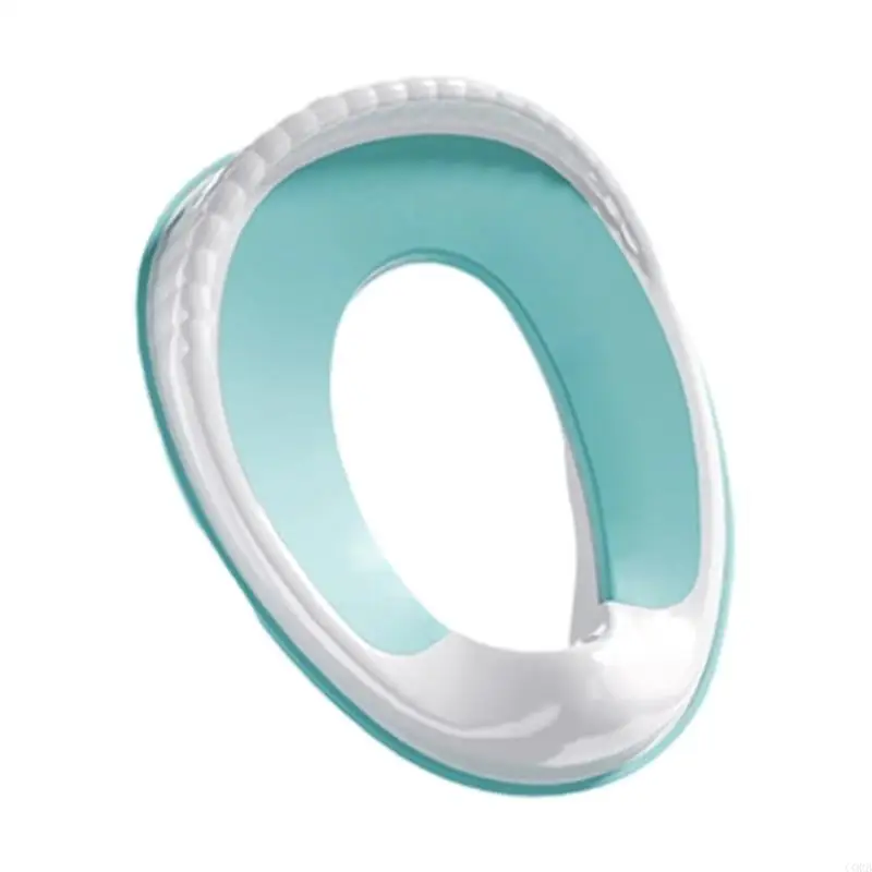 CORB-funda antideslizante para asiento inodoro para niños, superficies texturizadas suaves, diseño ergonómico, herramienta