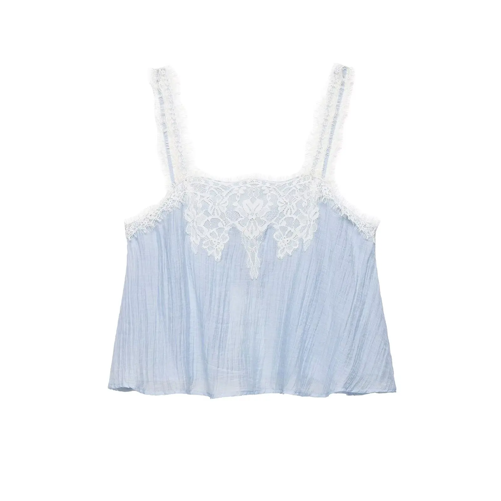 KONDALA Damen Sommer-Urlaubsrock-Set: Elegantes, einzigartiges Spitzen-Camisole und langer Rock – Trendiges, schickes Freizeit-Rock-Set für Damen 2026 – Detail 4