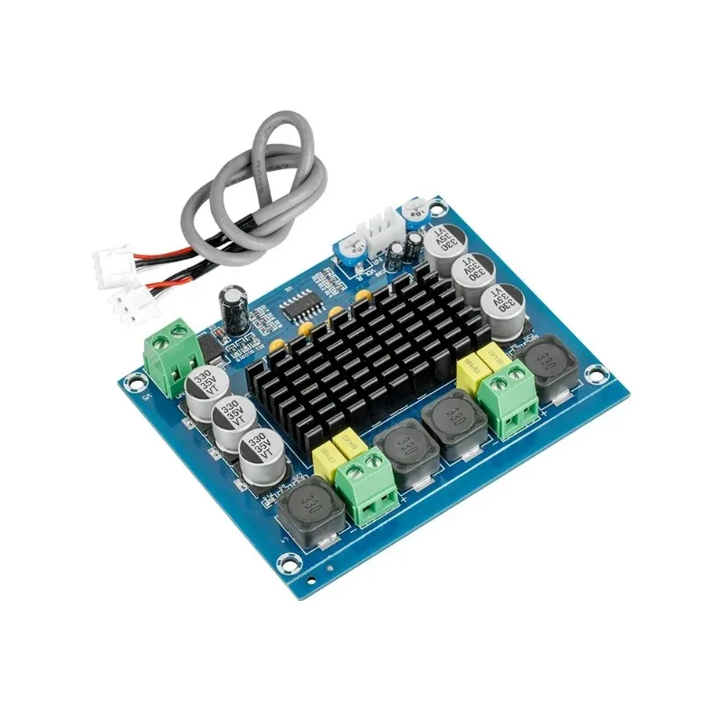 Płytka wzmacniacza audio TPA3116 D2 DC 12V 24V 120W*2, cyfrowy wzmacniacz mocy, dwukanałowy stereofoniczny wzmacniacz subwoofera o dużej mocy, zestaw XH-M543 — zdjęcie produktu 3