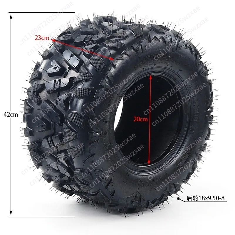 ATV ATV Kart Battery Car Vacuum Tire A Flower 18x9.5-8 Sightseeing Car 19x7-8 Vacuum Tire