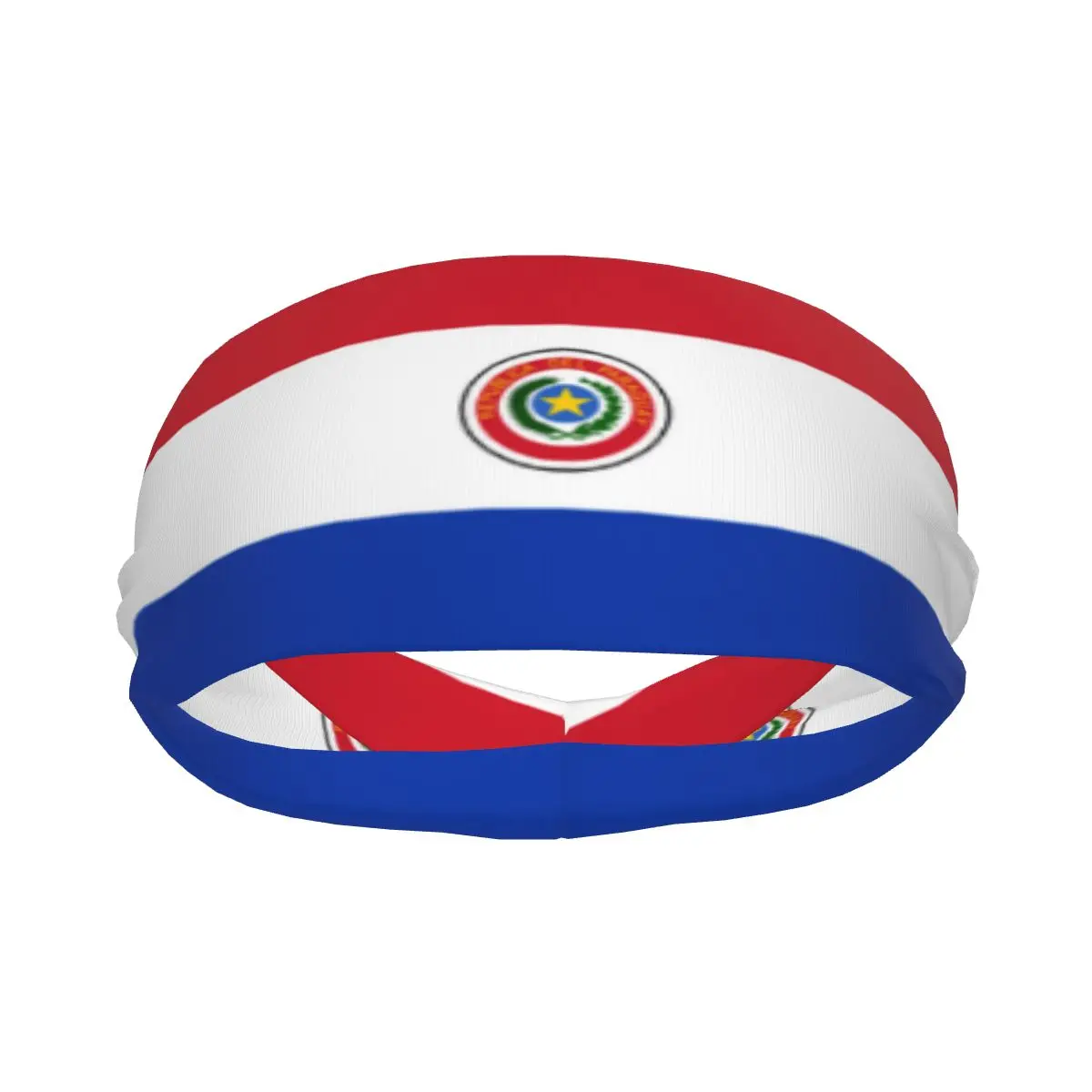 

Headband Sports Yoga Fitness Stretch Sweatband Hair Band Elasticity Headband Flag Of Paraguay