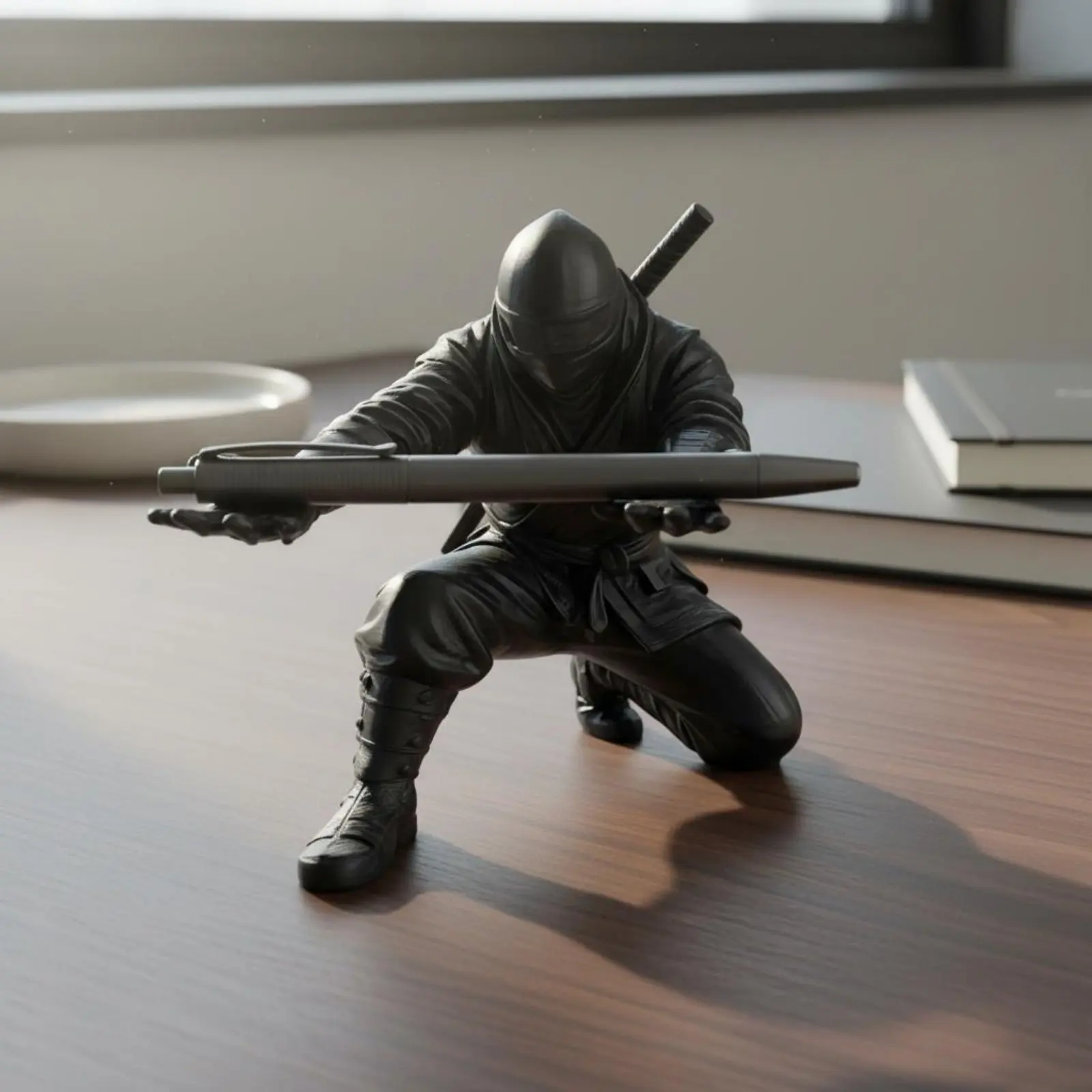 Angel Pen Holder 3D Printed Angel Figurine Pen Holder Desk Organizer Stress Relief Tabletop Decor Desktop Storage for Office