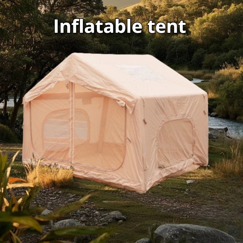 Automatic Inflatable Tent Outdoor Overnight Self-driving Travel Windproof Camping Tent Portable Folding Camping Equipment
