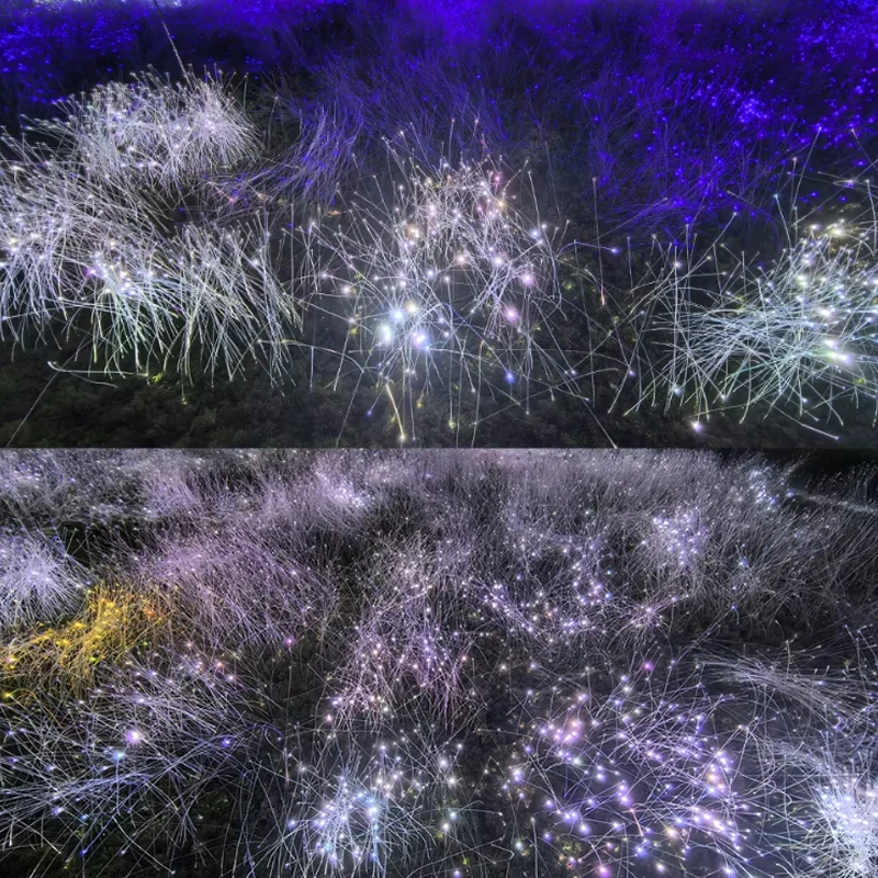 48W Aluminum LED Meteor in One Light Engine Creates Starry Sky Effect Fiber Optic Star Ceiling Light