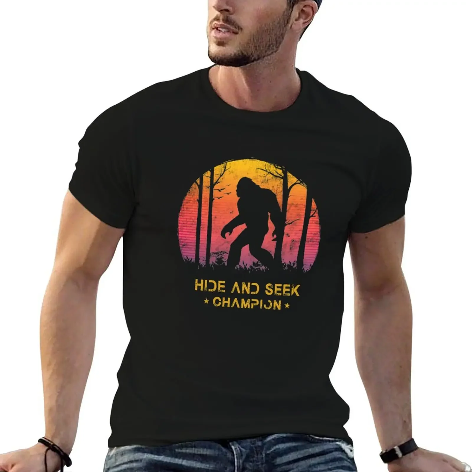 

Hide And Seek World Champion T-Shirt plus sizes for a boy mens shirts graphic tee