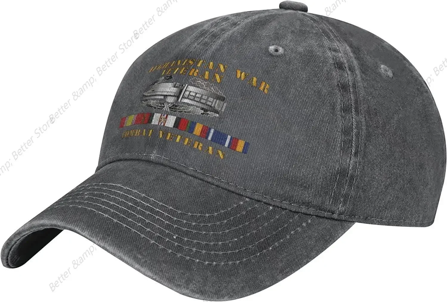 Afghanistan War Veteran Combat Veteran Baseball Caps Unisex Adjustable Sun Hat Can Be Washed Leisure Dad Hats