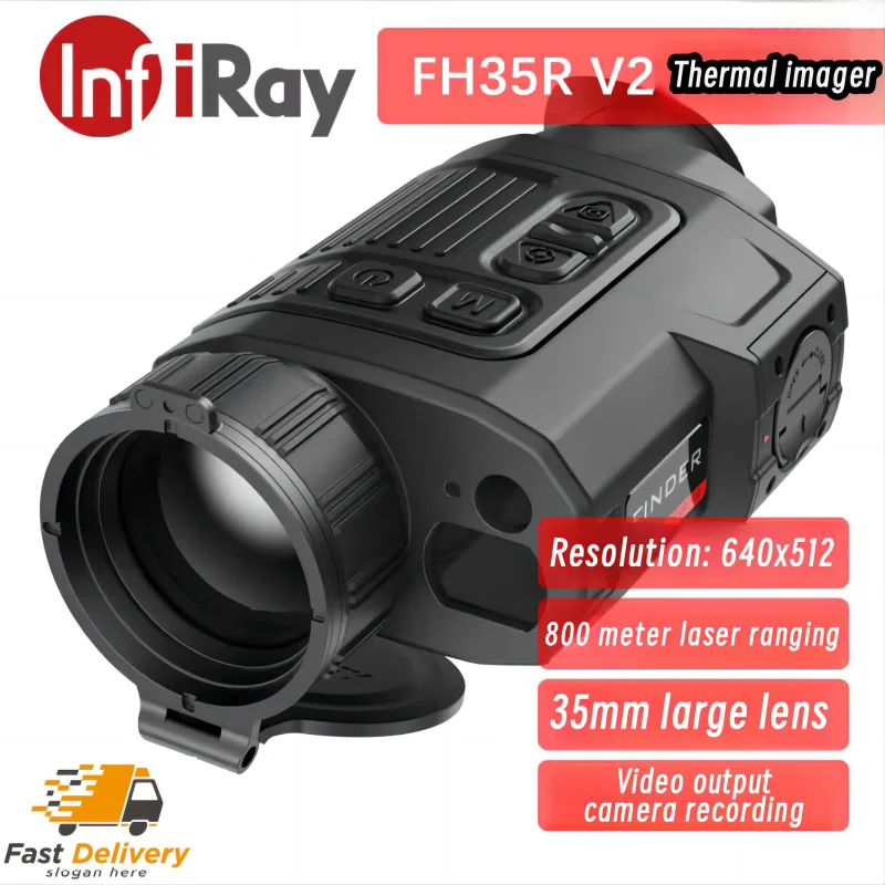 

InfiRay FH35R Thermal Camera For Hunting Monocular Rangefinder For Hunting Infrared 800m Laser Ranging Scope WiFi Thermal Imager