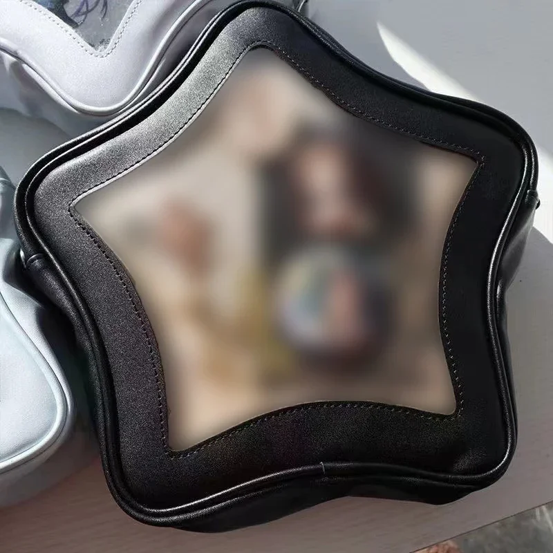 Star Kawaii Backpack PU Leather Ita Bag Backpack Y2k Shoulder Bag Aesthetic Cute Backpack for Wedding Party Proms