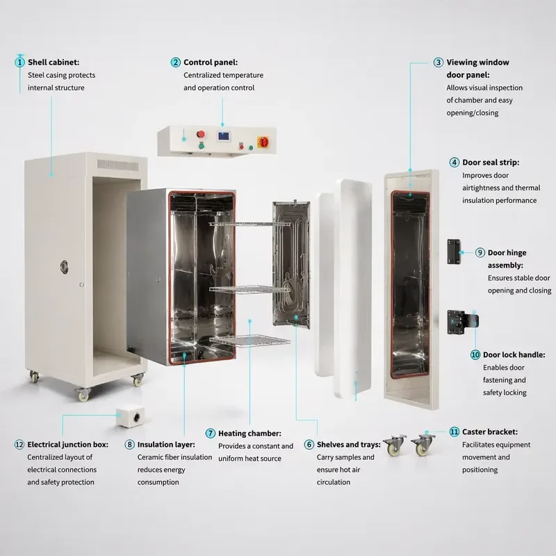 180L Class 1000 Clean Room Oven ISO 6 Clean Drying Oven with HEPA Filter up to 250C