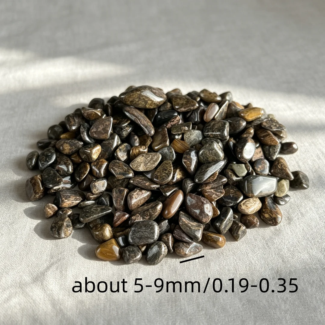 Natural Bronzite Chips Gravel, for Vase Filler, Aquarium Gravel, Decorative Floral Pebbles, Natural Stone Crafting Supplies
