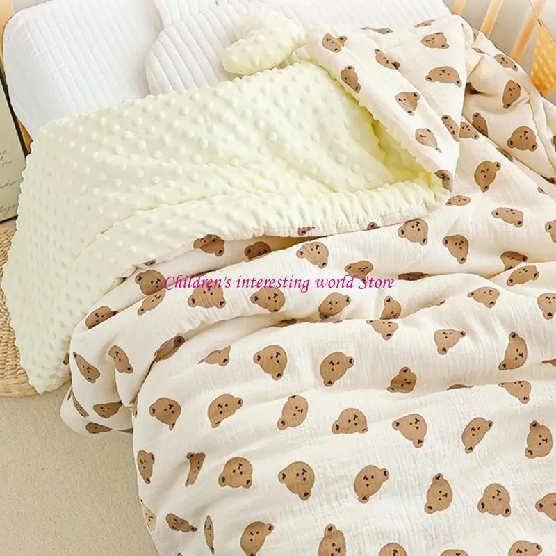 بطانية راحة سميكة من القطن بطانية سميكة لخريف الشتاء 425F