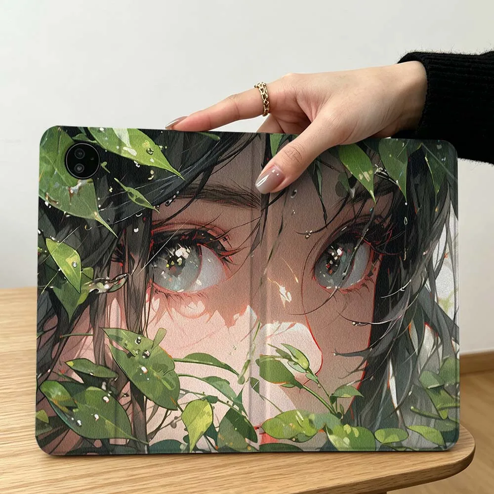 Anime Girl Face For Lenovo Xiaoxin Pad Pro Tab P12 P11 11 13 11.2 11.5 10.6 inch K11 Plus Tablet Case Pen Tray