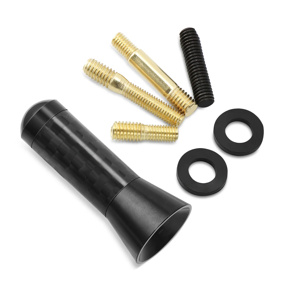 

Carbon Fiber Car Short Stubby Mast Antenna For Citroen C4 C5 C6 C4L CACTUS DS4 DS5L DS5 DS6
