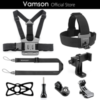 Vamson Chest Belt Head Strap Mount for Insta360 X3 One X2 Action Camera Mount for GoPro Hero 11 10 9 8 7 6 DJI Osmo Accessories