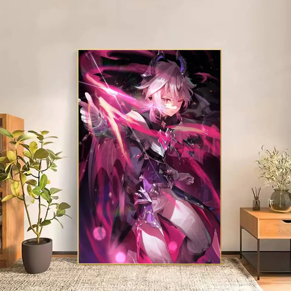 Genshin Impact Durin Poster Versatile HD Waterproof Wall Art Self-Adhesive Decor for Any Space Ideal Gift