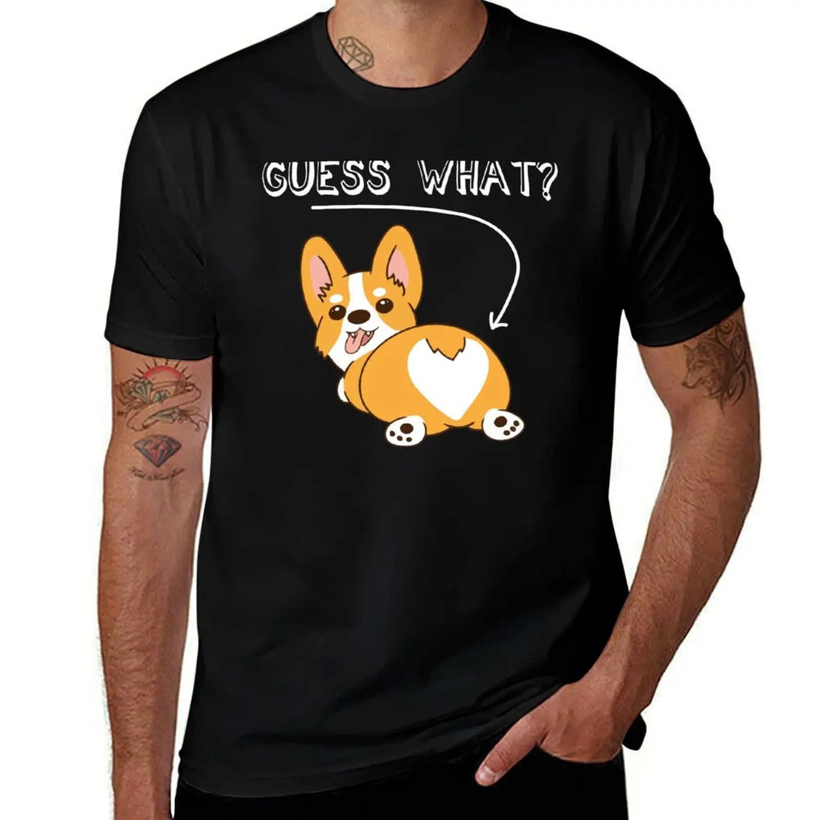 Corgi T-Shirt Plus Size Loose Fit T-Shirt