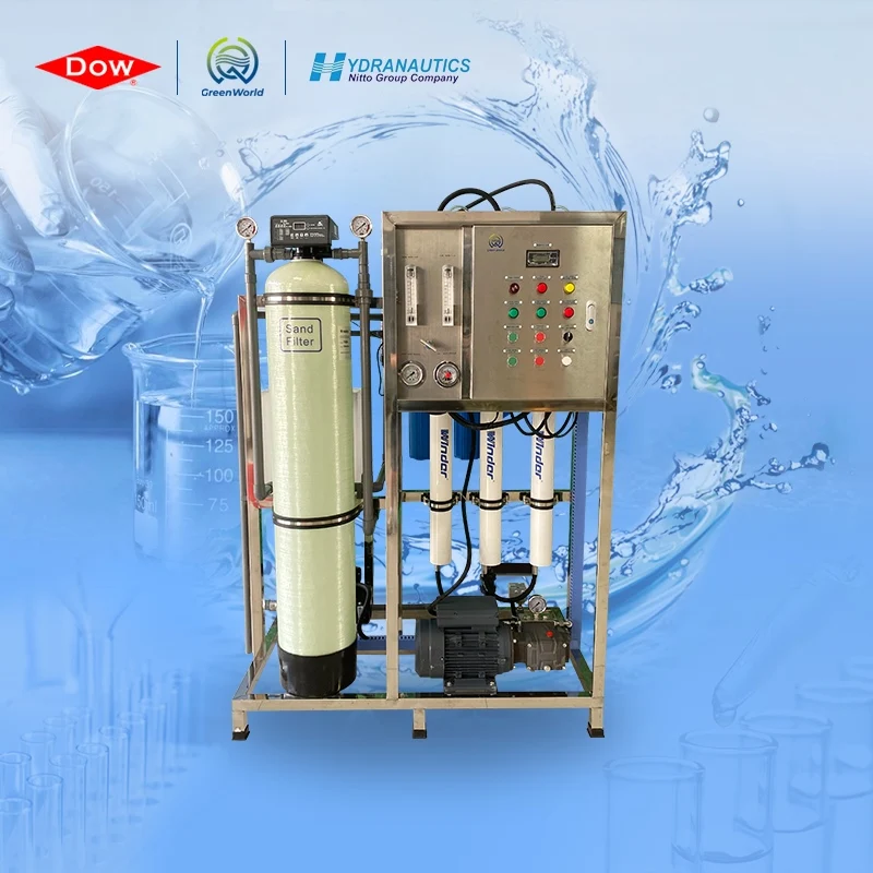 Gw Uv Water Purifier Reverse Osmosis Filter Pure Water Making Machine Treatment Plant for Drinking Water Desalination Machines