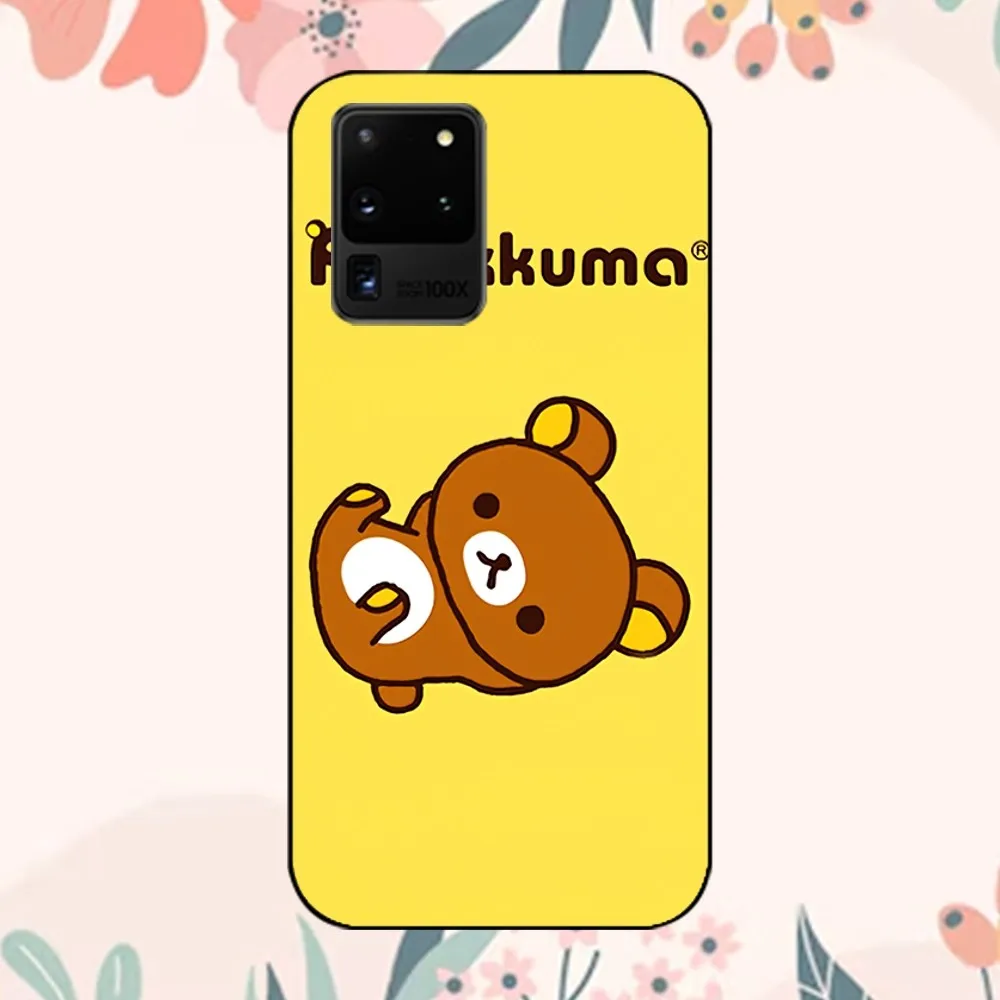 R-Rilakkuma Cute Phone Case For Samsung Galaxy S24 30 21 23 FE Note 20 10 Lite Plus Ultra Shell