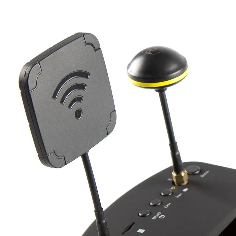 FPV Receiver Spare Parts 5.8G 14DBI High Gain Flat Panel &Mushroom FPV Antenna RP-SMA for EV800D Goggle FPV Drone RC Quadcopter view 6