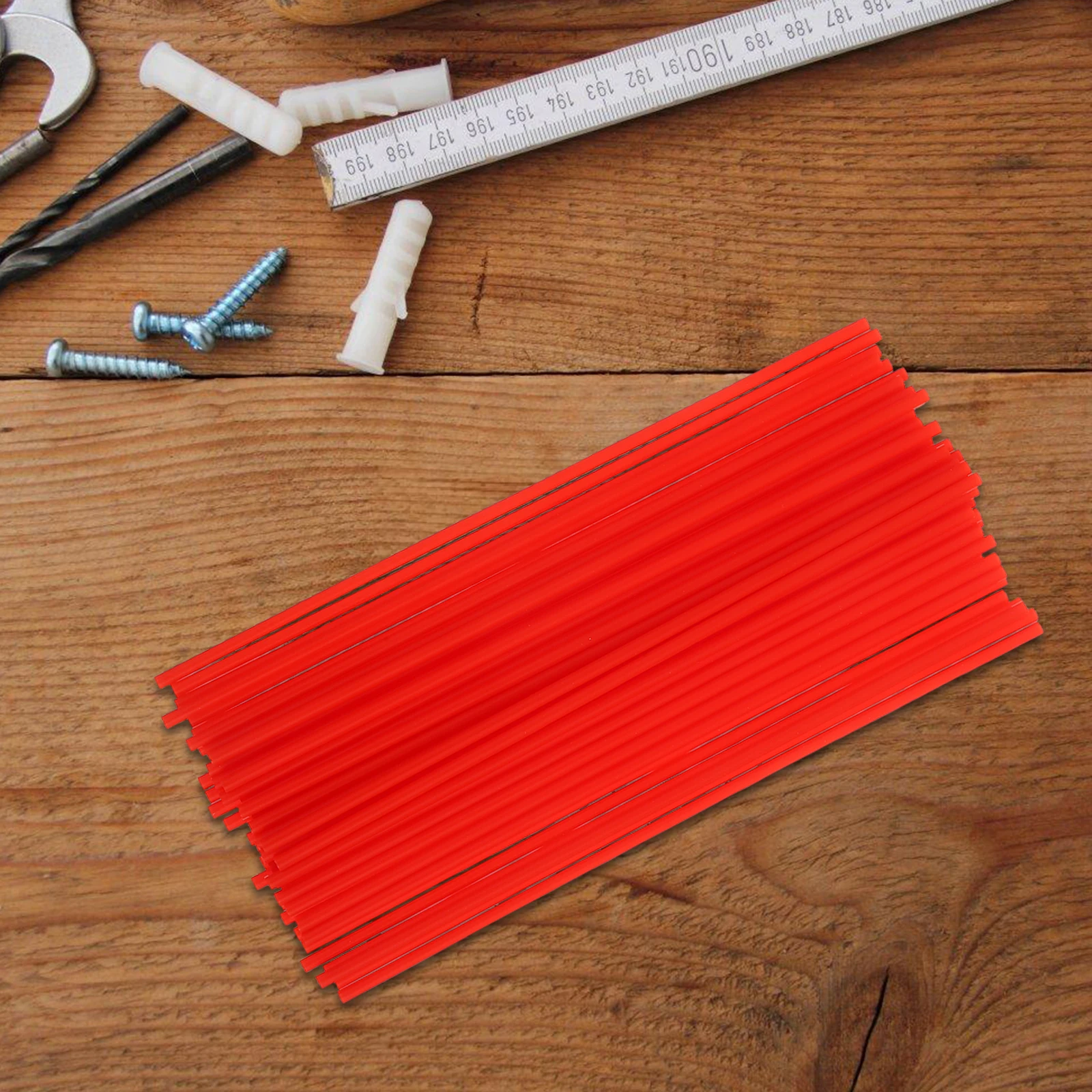 Buse antirouille, applicateur de lubrifiant, Tube d'extension, tuyau en vrac, pulvérisateur, tuyaux Abs, buses rouges, 50 pièces