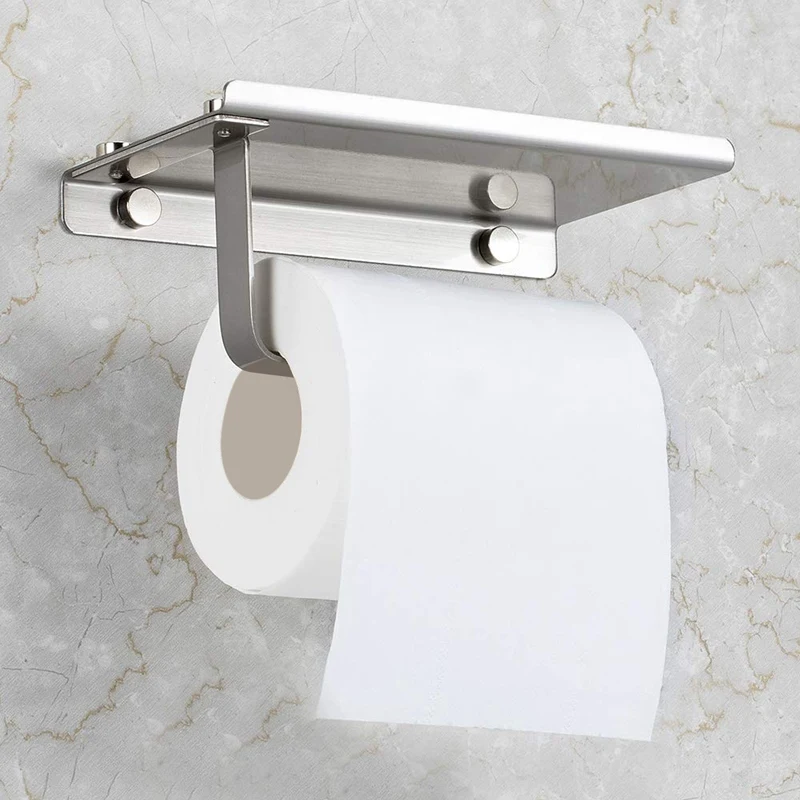 18X9x7cm Bathroom Toilet Paper Holder Rack Tissue Roll Stand For Business Family