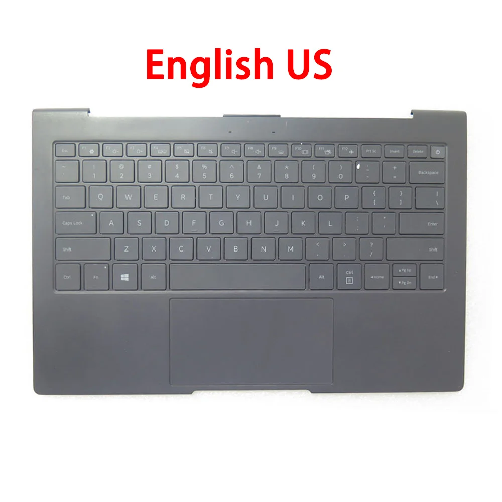 

Подставка для рук и клавиатура для ноутбука Samsung NP767XCL 767XCL, английский, американский, BA59-04461B, верхний чехол с тачпадом, новый