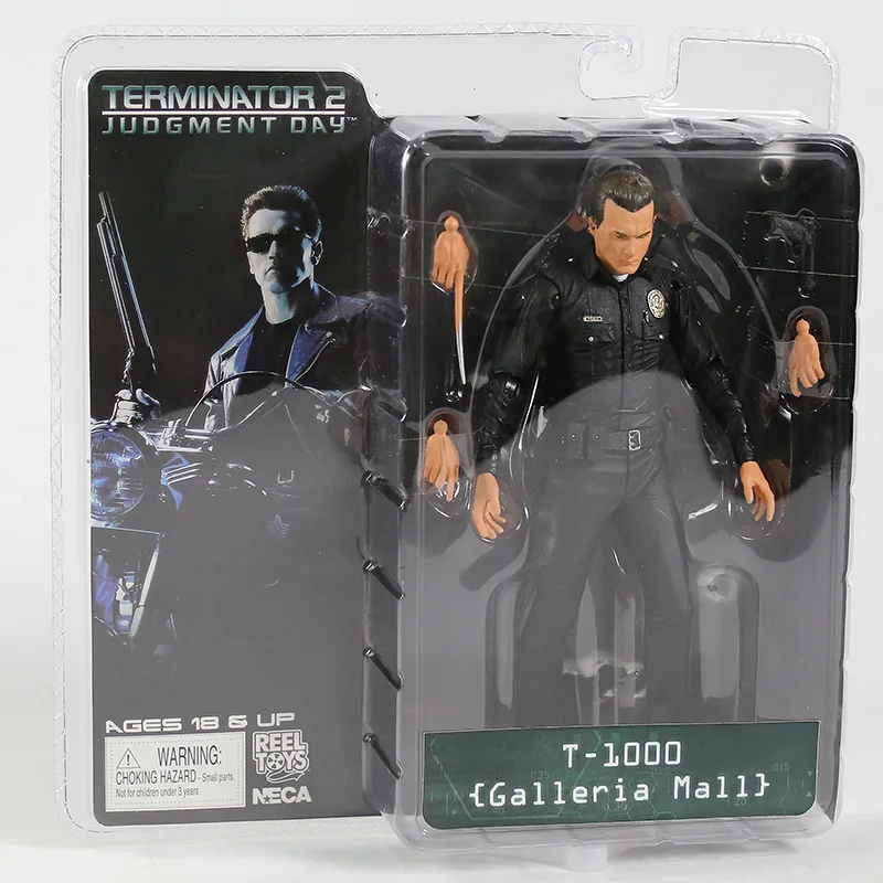 NECA The Terminator T-800 T-1000 Endoskeleton Collector's 7