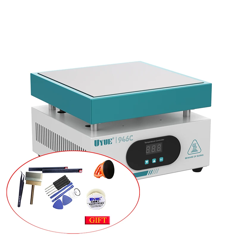 600W 946C 전자 핫 플레이트 예열 디지털 예열 스테이션 200x200mm PCB SMD 가열 Led 램프 디 솔더링 110V/220V